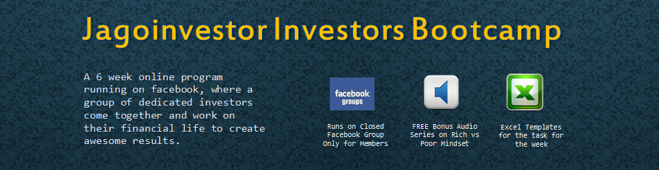 6 weeks investors bootcamp by Jagoinvestor