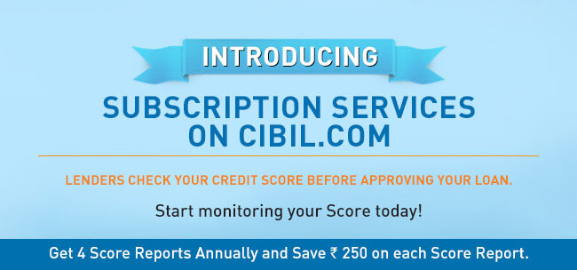 cibil subscription services