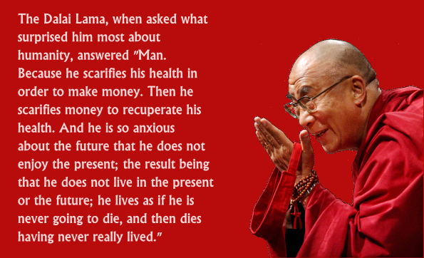 dalai lama money quote