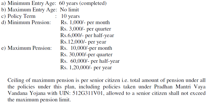 eligibility conditions of pmvvy