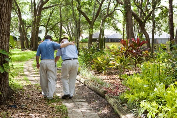 going on walk with parents