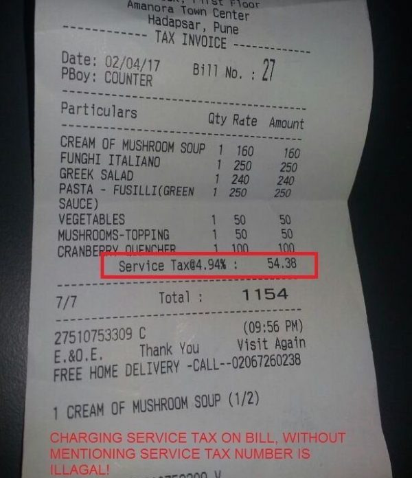 I refused to pay service tax at this restaurant Guess what happened next?