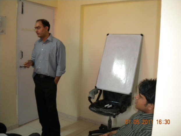 Nandish talking on session