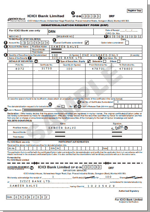 Convert your mutual funds into Demat form 