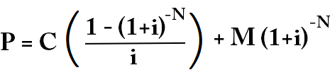 Interest rates and Bonds price change formula