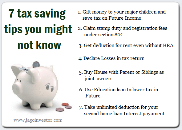 Income Tax saving tips 