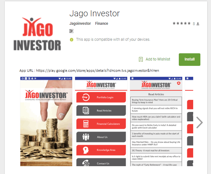 jagoinvestor mobile android app 