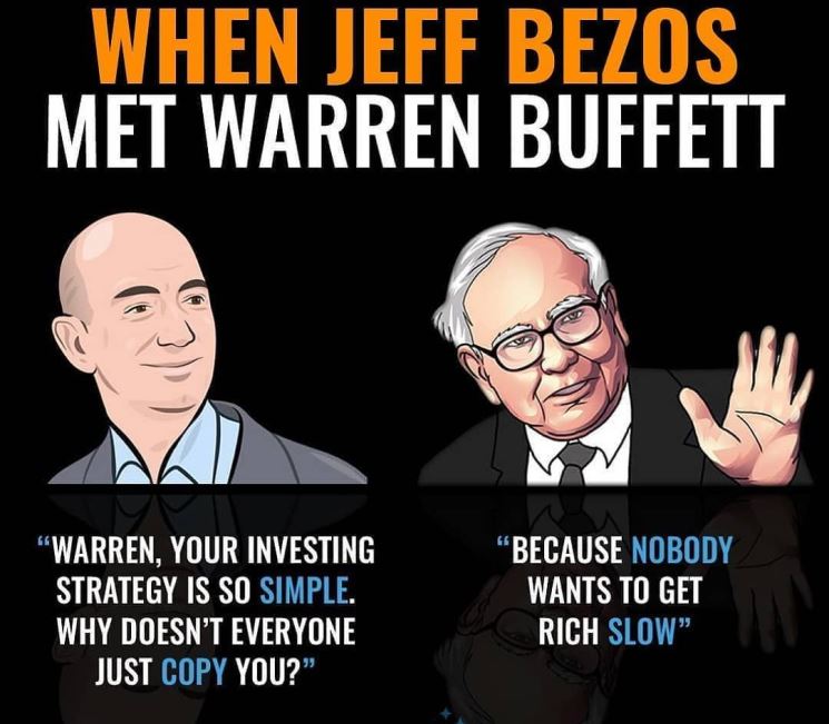 Jeff Bezos and Warren Buffett conversation