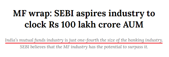 Mutual Funds industry size