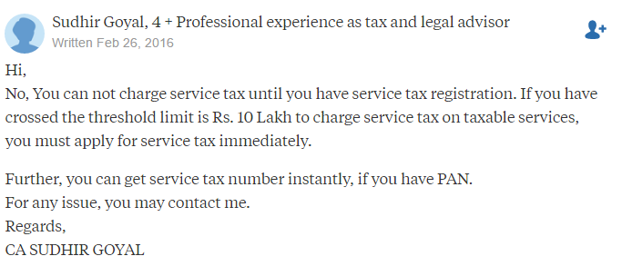 service tax rules