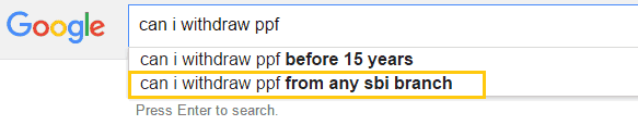 withdraw ppf from any branch